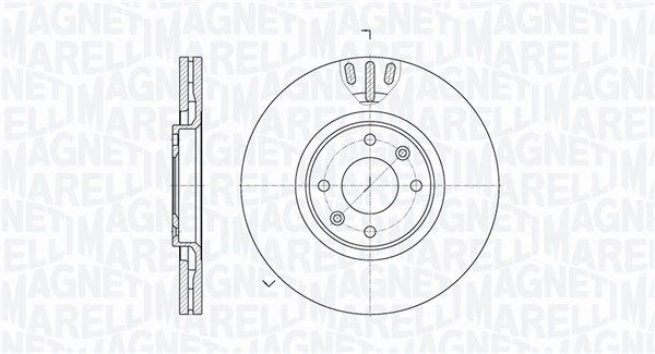 MAGNETI MARELLI Bremžu diski 361302040502